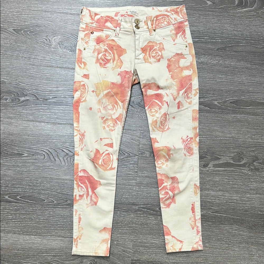 Hudson Floral Print Women's Jeans sz 26
